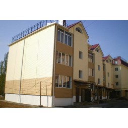 Сайдинг Docke D4,5D (Корабельный брус) КАРАМЕЛЬ-foto4